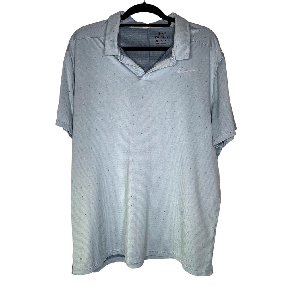 Nike Dri-Fit Blue Golf Polo Size XL Sportswear Activewear Gorpcore